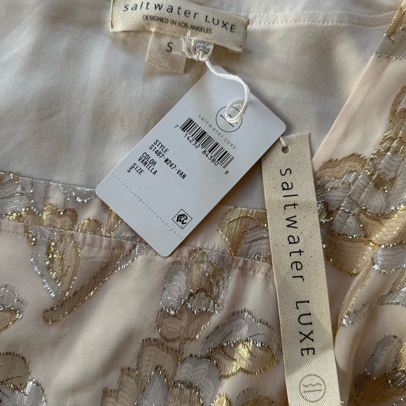 Anthropologie Beige Floral Top - Picture 5 of 9